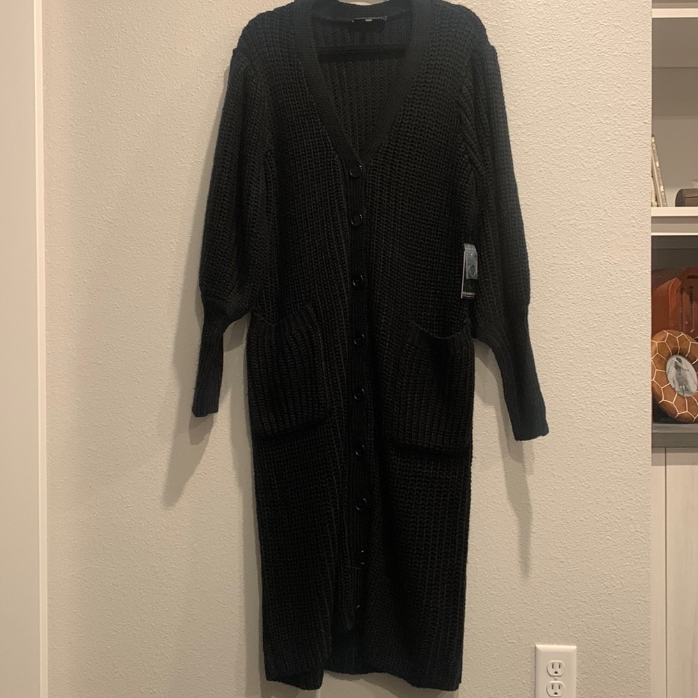 ELOQUII Black Knit Sweater Dress